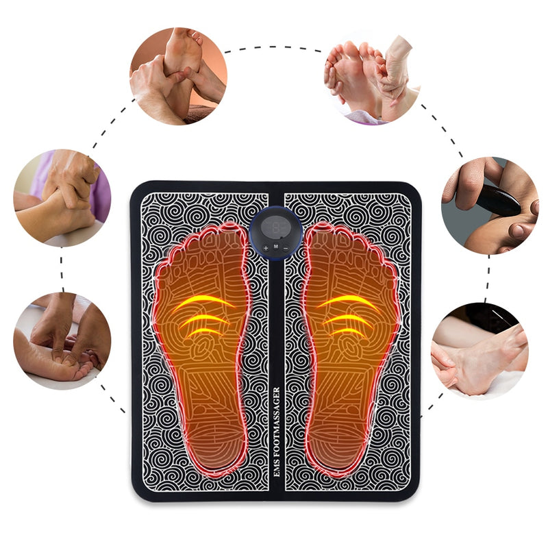 Tapete Massageador Para Os Pés e Pernas