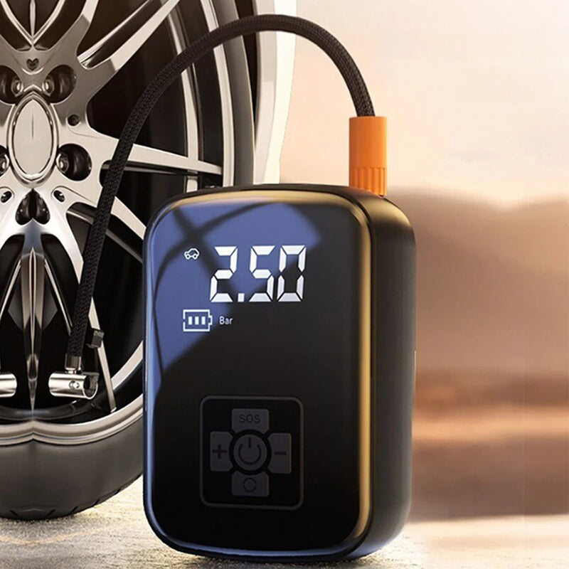 Portable  Electric Tire Inflator Pump  Wireless Car Air Compressor 150PSI Mini Car Air Pump For Car Motorcycle Bicycle Tire