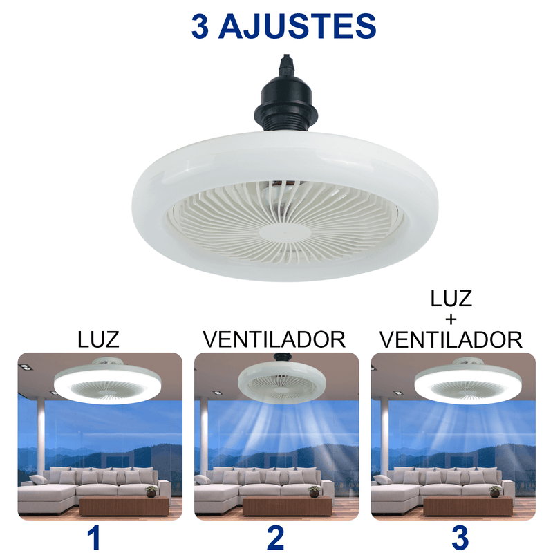 Luminária LED com Ventilador | FanMaster®