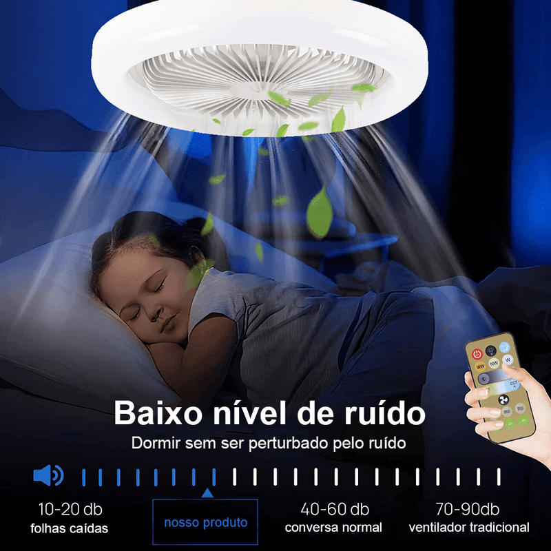 Luminária LED com Ventilador | FanMaster®